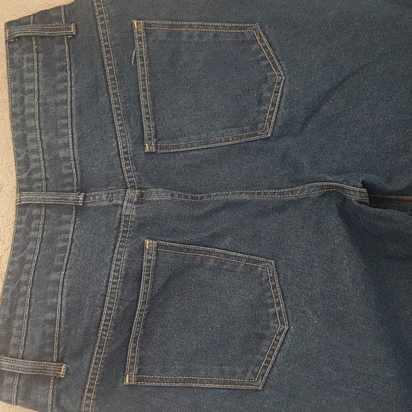 Dark Blue Wide Leg Jeans - Picture 5 of 5